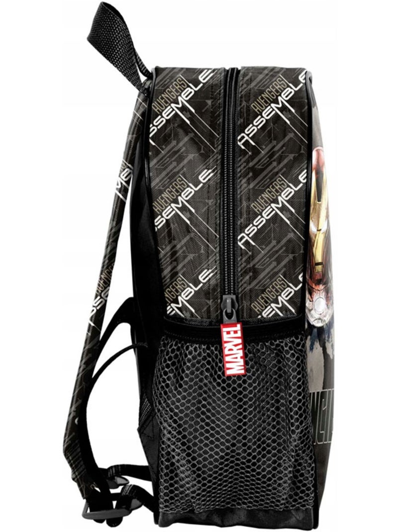 Mochila preescolar iron man invincible avengers Negro Blanco Gris - Kiabi