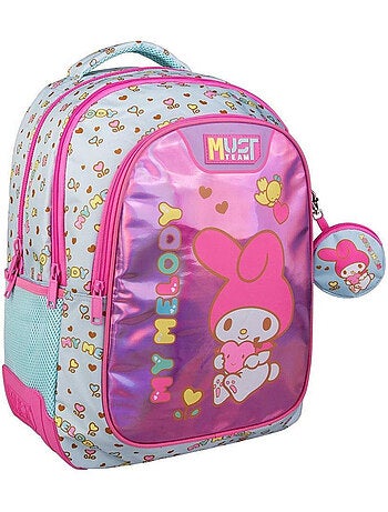 Mochila primaria 'hello kitty' my melody 43 cm – 2 compartimentos 25 l hello kitty