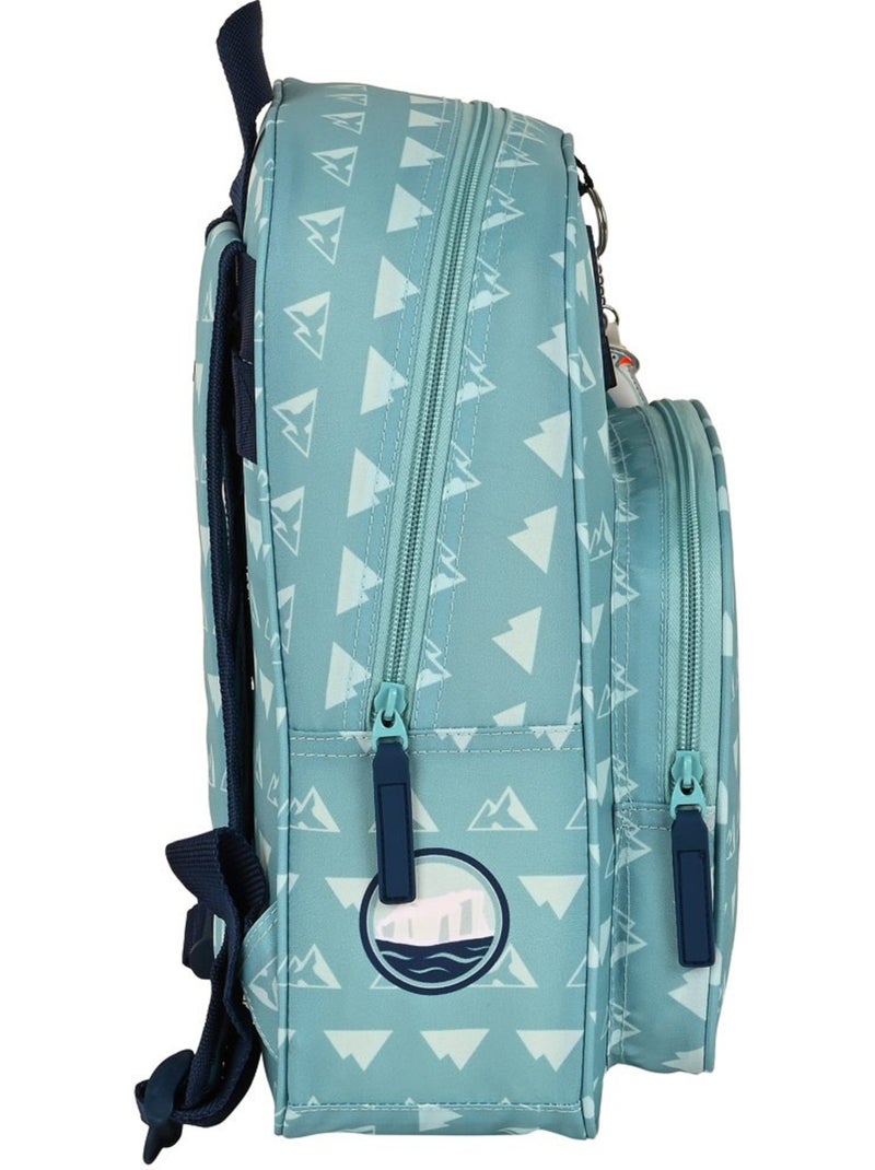 Mochila recyclable motivo montagnes national geographic Azul verde claro - Kiabi
