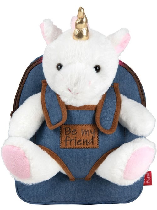 Mochila reversible de infantil unicornio de peluche cmp 25 cm - Kiabi Mochila reversible de infantil unicornio de peluche cmp 25 cm - Kiabi