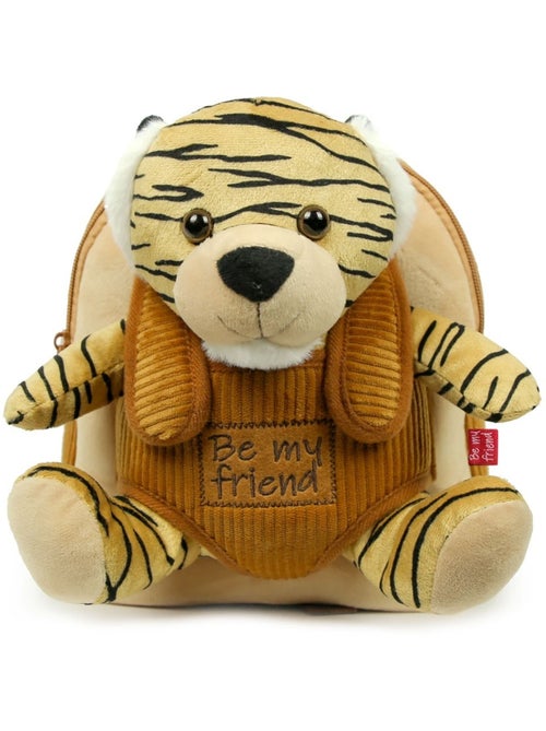 Mochila reversible de peluche tigre 25 cm – cmp - Kiabi Mochila reversible de peluche tigre 25 cm – cmp - Kiabi