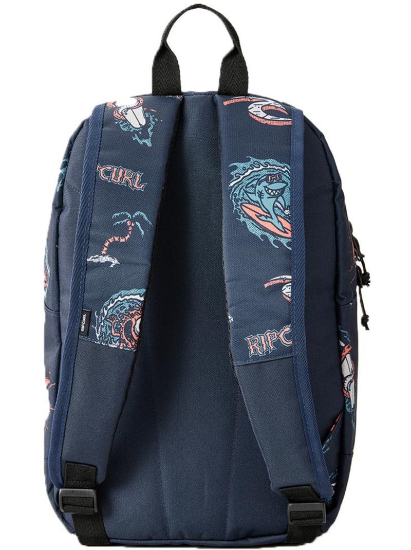 Mochila rip curl posse sml de tejido estampado surf Azul Naranja - Kiabi