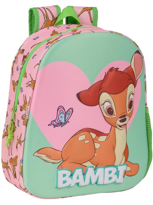 Mochila safta 3d bambi semirrígida estampada disney - Kiabi Mochila safta 3d bambi semirrígida estampada disney - Kiabi