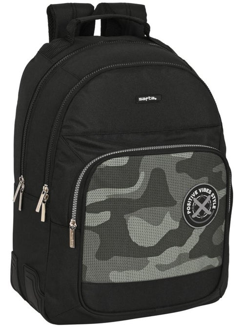 Mochila safta black stone – 2 compartimentos con cremallera 42 x 32 x 15 cm safta - Kiabi Mochila safta black stone – 2 compartimentos con cremallera 42 x 32 x 15 cm safta - Kiabi