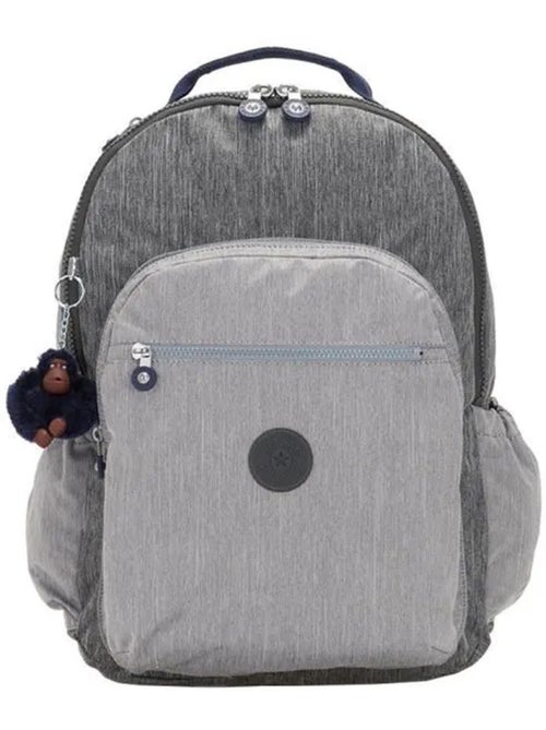 Mochila seoul go tejido denim texturizado kipling 44 cm - Kiabi Mochila seoul go tejido denim texturizado kipling 44 cm - Kiabi