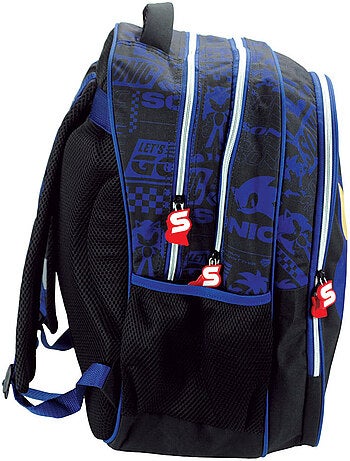Mochila sonic – classic let's go 2 compartimentos – 43 cm