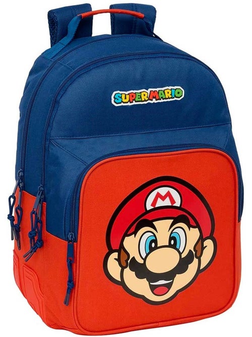 Mochila super mario mamma mia 2 compartimentos con cremallera 32 x 15 x 42 - Kiabi Mochila super mario mamma mia 2 compartimentos con cremallera 32 x 15 x 42 - Kiabi