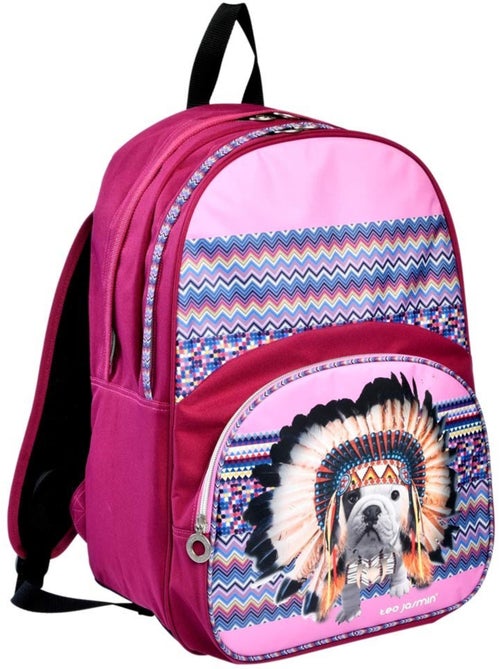 Mochila téo jasmin apache 45 cm – 2 compartimentos con cremallera - Kiabi Mochila téo jasmin apache 45 cm – 2 compartimentos con cremallera - Kiabi
