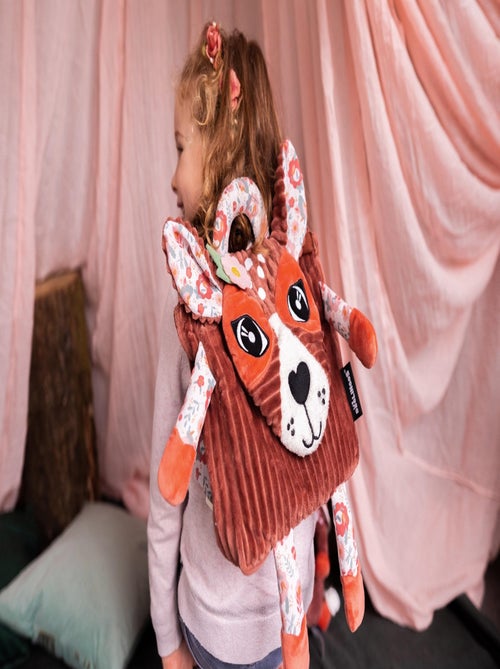 Mochila – terciopelo infantil 25 cm – les déglingos - Kiabi Mochila – terciopelo infantil 25 cm – les déglingos - Kiabi
