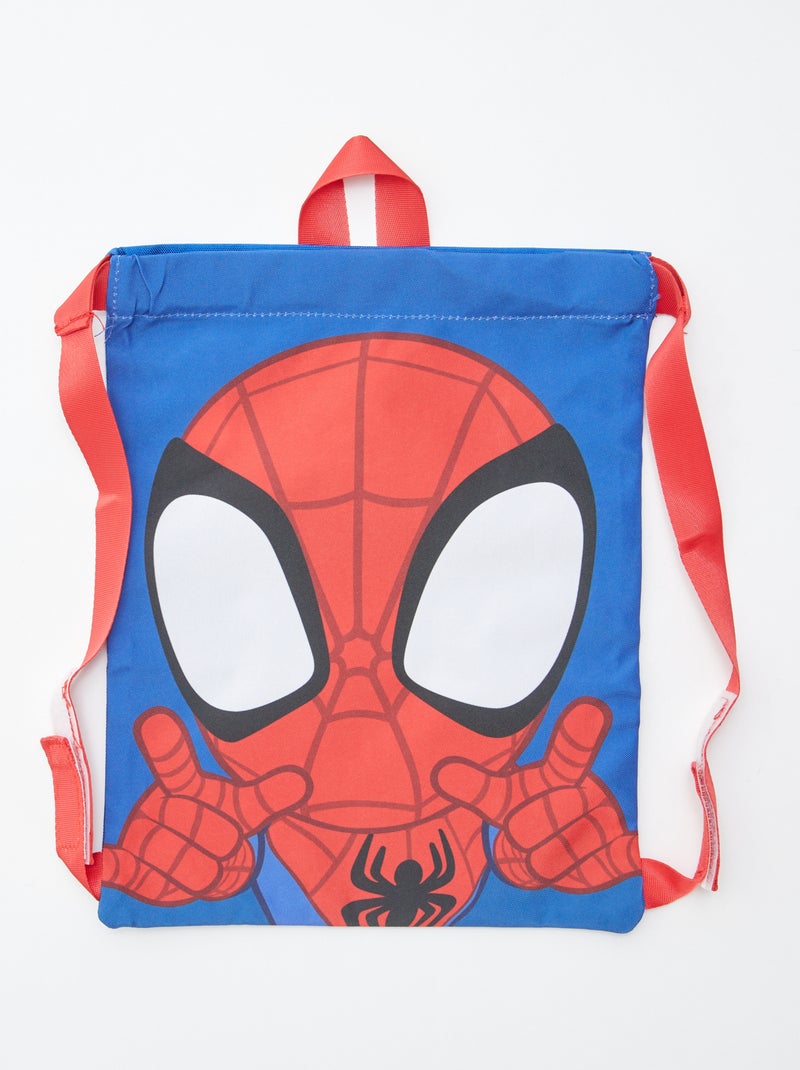 Mochila tipo tote bag 'Spider-Man' 'Marvel' azul - Kiabi