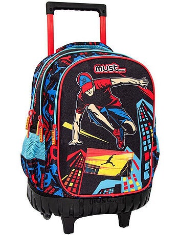 Mochila trolley 3 compartimentos sport extremo parkour 45 cm