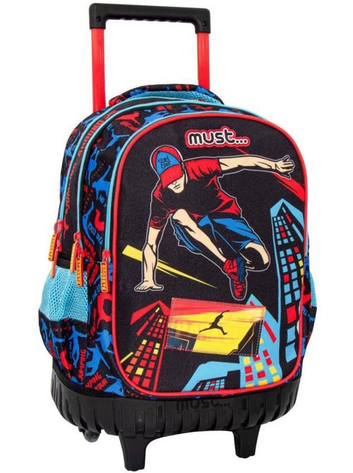 Mochila trolley 3 compartimentos sport extremo parkour 45 cm - Kiabi Mochila trolley 3 compartimentos sport extremo parkour 45 cm - Kiabi