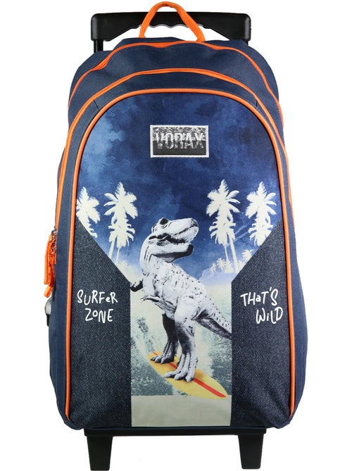 Mochila trolley de dinosaurio con ruedas 45 cm y 4 ruedas - Kiabi Mochila trolley de dinosaurio con ruedas 45 cm y 4 ruedas - Kiabi