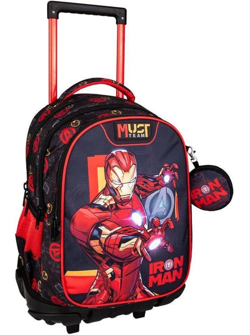 Mochila trolley escolar 3 compartimentos los vengadores team iron man 45 cm - Kiabi Mochila trolley escolar 3 compartimentos los vengadores team iron man 45 cm - Kiabi