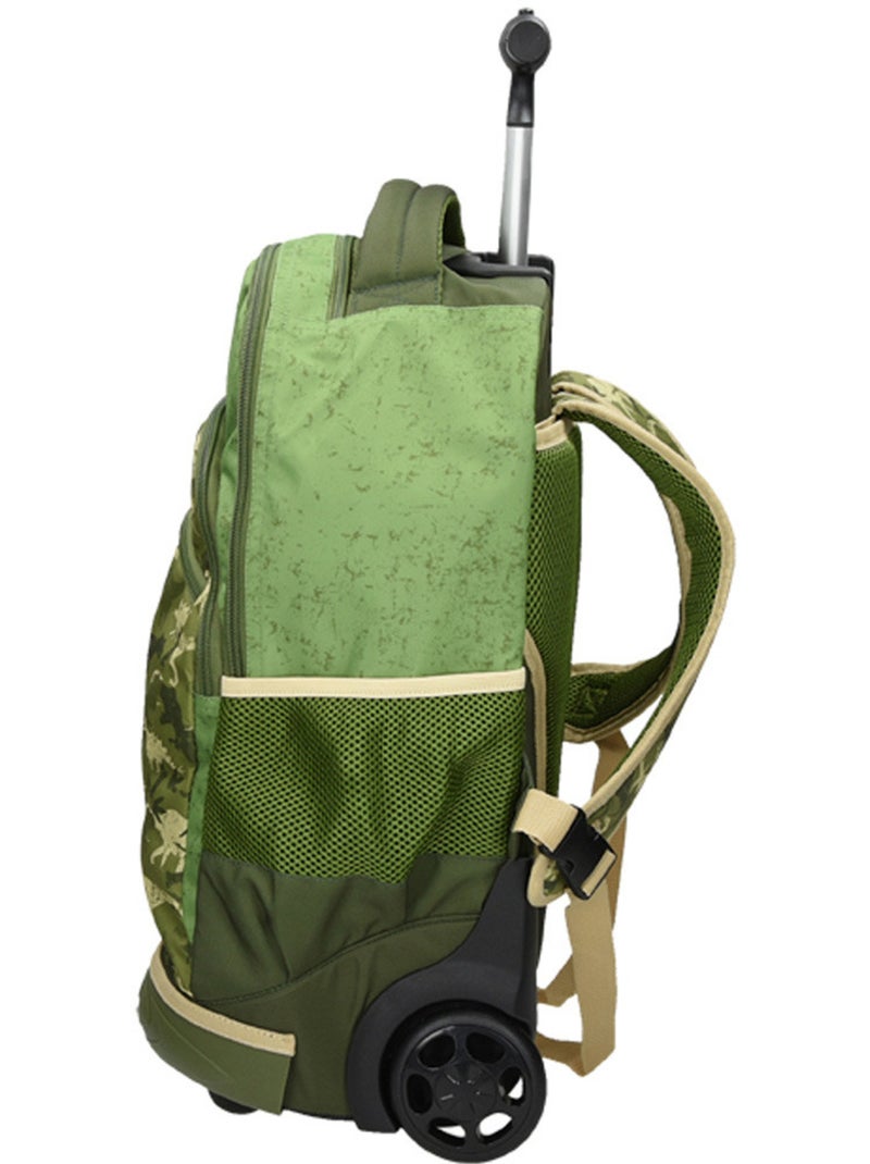 Mochila trolley estampado camouflage dinosaure 45 cm Verde - Kiabi