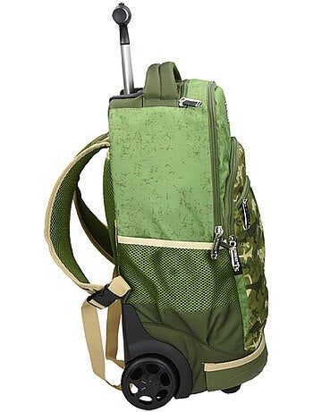 Mochila trolley estampado camouflage dinosaurio 45 cm
