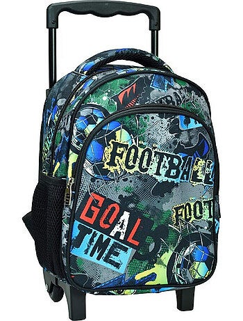 Mochila trolley infantil football goal time 31 cm