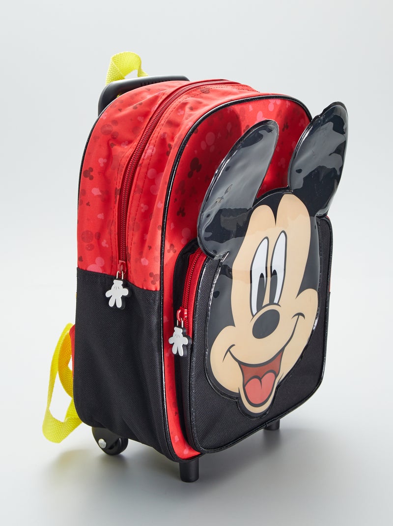 Mochila trolley 'Mickey' rojo - Kiabi