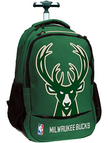 Mochila trolley nba équipe milwaukee bucks basky usa 48 cm