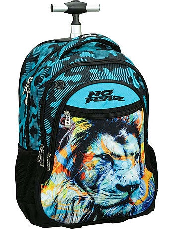 Mochila trolley no fear lion motivo camuflaje 48 cm