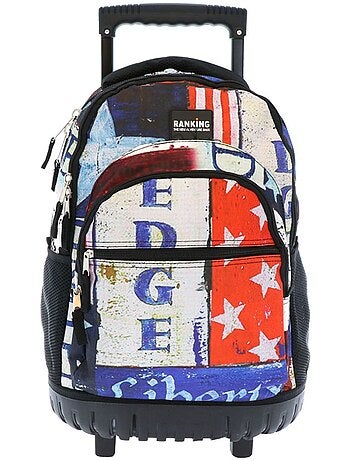Mochila trolley ranking estampado drapeau rétro 46 cm