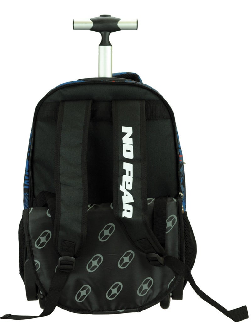 Mochila trolley skateboard ly's go no fear 48 cm Negro Rojo Azul - Kiabi