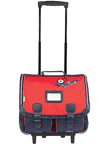 Mochila trolley tann's noé 41 cm con ruedas y bandas reflectantes
