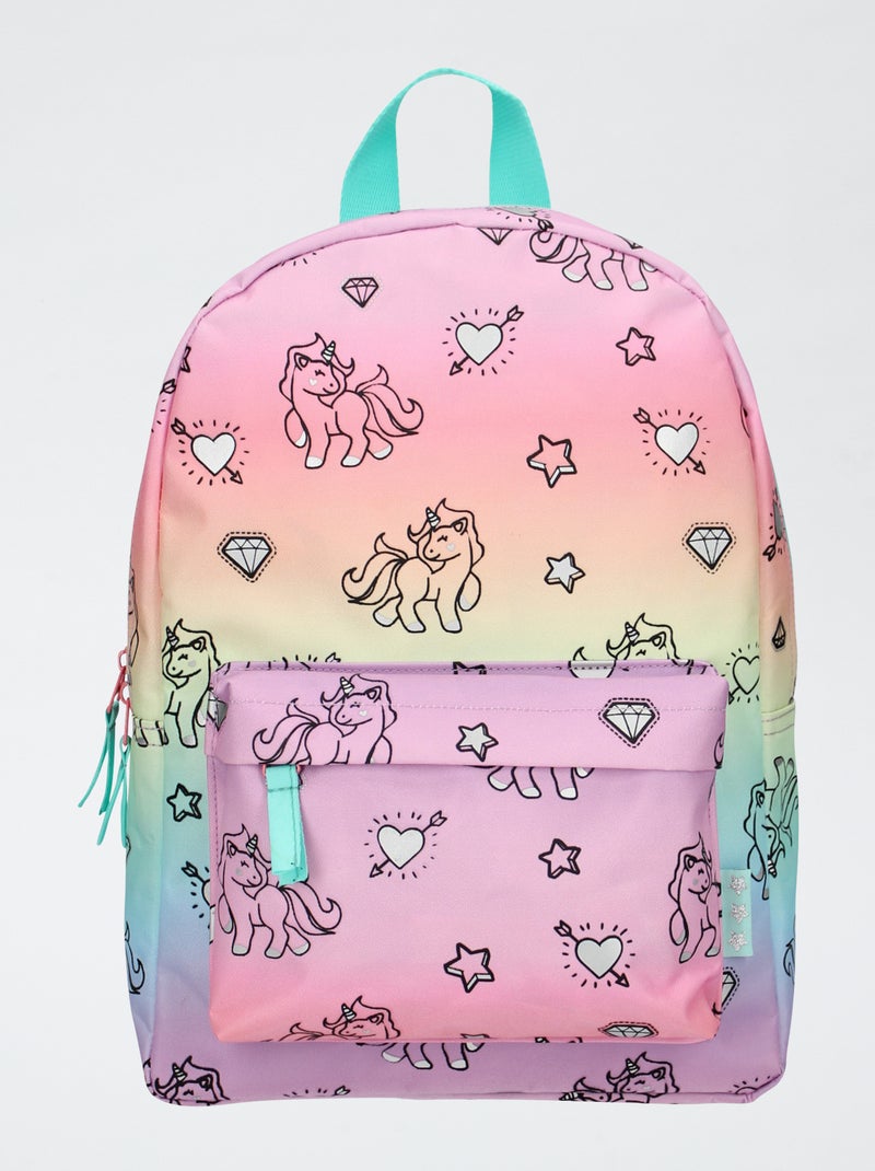 Mochila unicornio Beige - Kiabi