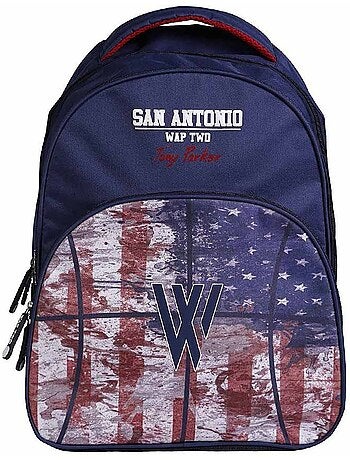 Mochila wap two tony parker 43 cm 2 cremalleras