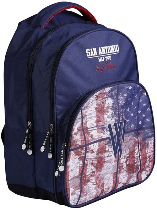 Mochila wap two tony parker 43 cm 2 cremalleras - Kiabi Mochila wap two tony parker 43 cm 2 cremalleras - Kiabi
