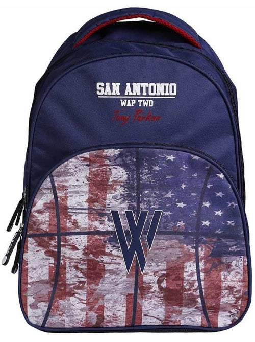 Mochila wap two tony parker 43 cm 2 cremalleras - Kiabi Mochila wap two tony parker 43 cm 2 cremalleras - Kiabi