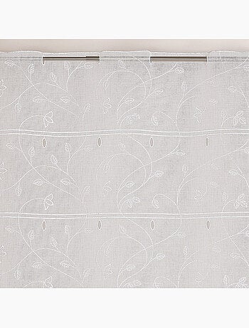 Modulable bordado con hojas y flores