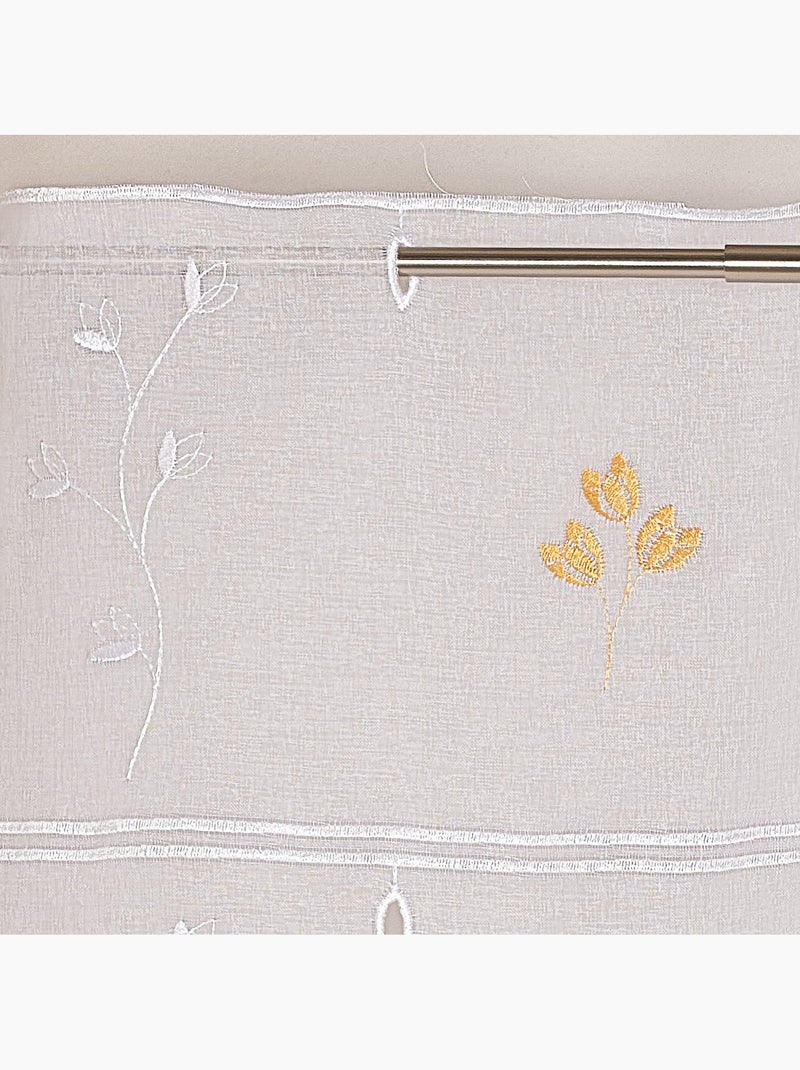 Modulable bordado con motivo de tulipán Amarillo - Kiabi