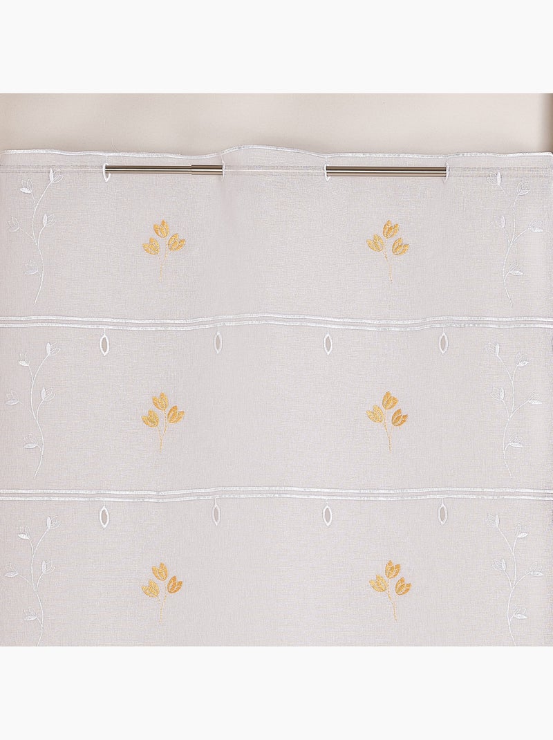 Modulable bordado con motivo de tulipán Amarillo - Kiabi