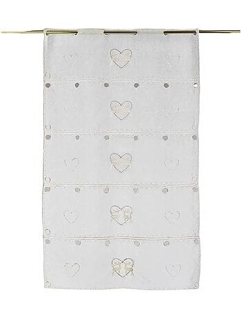 Modulable, bordado con motivos de renos y corazones