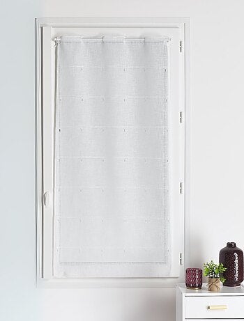 Modular bordado blanco liso