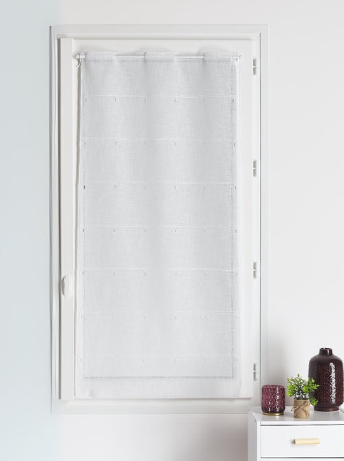 Modular bordado blanco liso - Kiabi