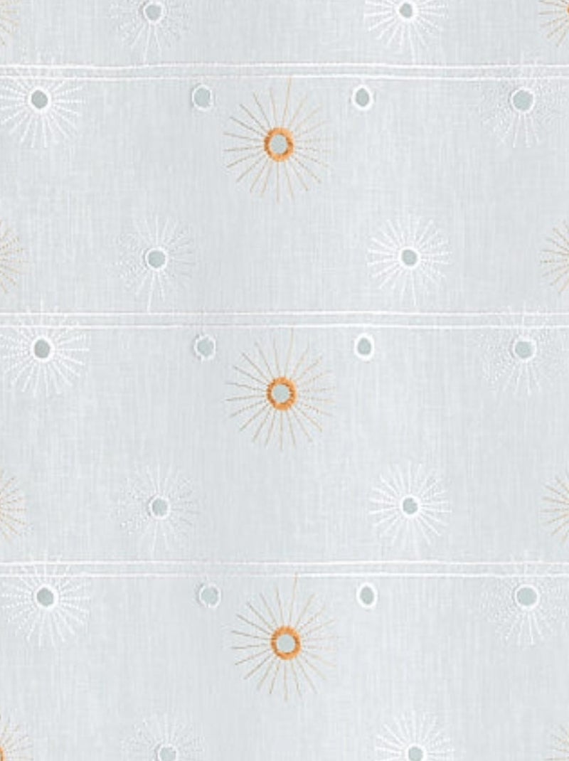 Modular bordado con flores en color naranja Naranja - Kiabi