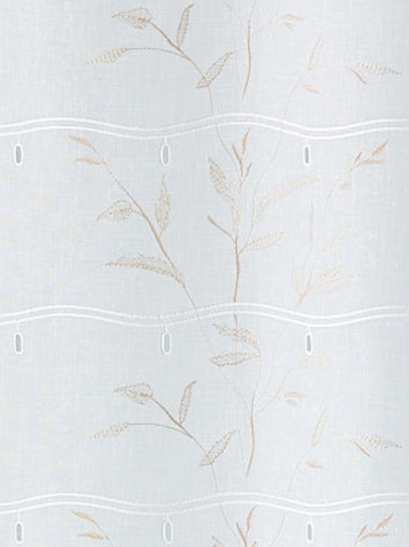 Modular bordado de lino Beige claro - Kiabi