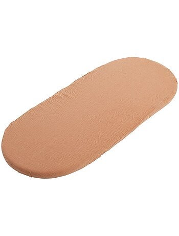 Moisés de fibra natural y funda de tela con soporte de pino - SAUTHON