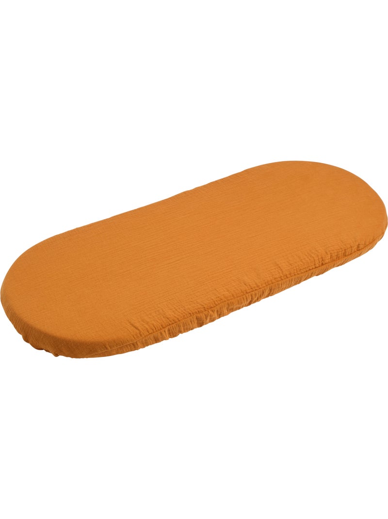 Moisés de fibra natural y funda de tela con soporte de pino - SAUTHON Marrón - Kiabi