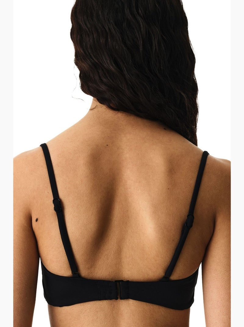 Mollie top de bikini bandeau penti Negro - Kiabi
