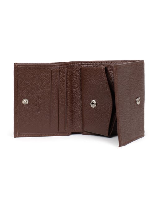 Monedero - 1 pliegue - Cuero CONFORT - Kiabi