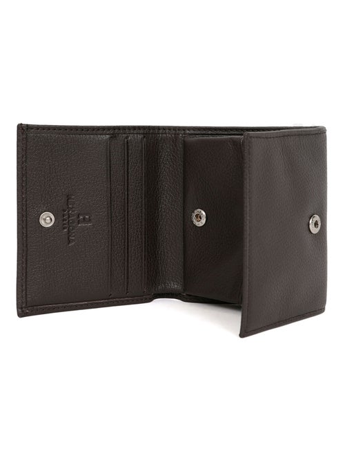 Monedero - 1 pliegue - Cuero CONFORT - Kiabi