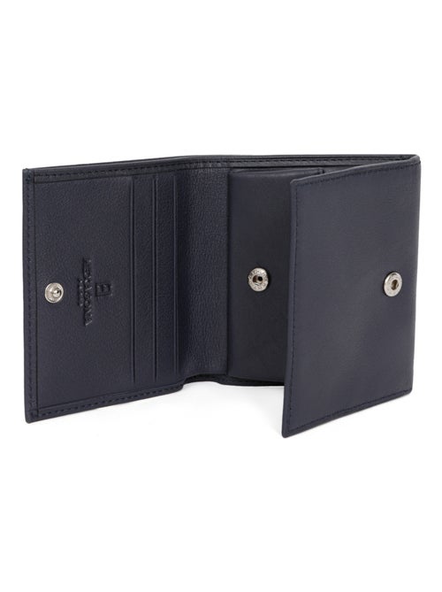 Monedero - 1 pliegue - cuero soft hexagona - Kiabi