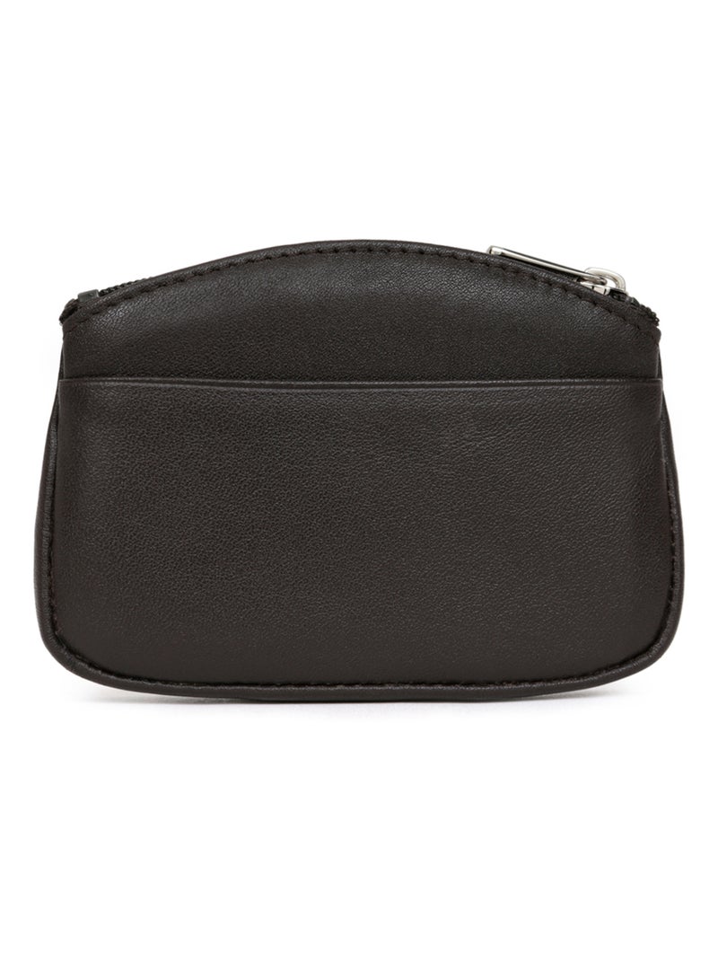 Monedero - cuero soft hexagona Marrón - Kiabi
