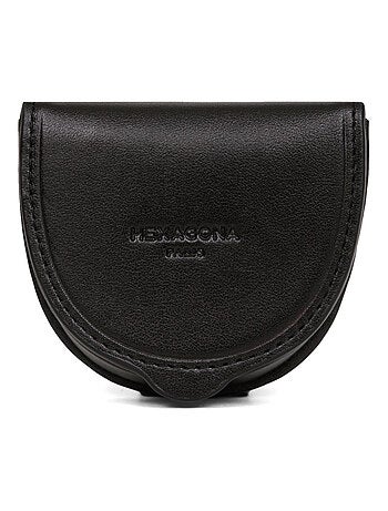 Monedero - cuero soft hexagona