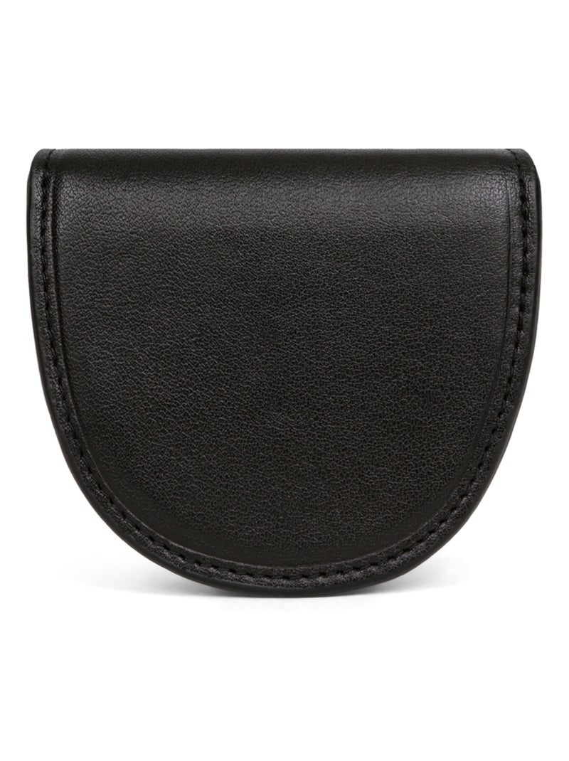 Monedero - cuero soft hexagona Negro - Kiabi