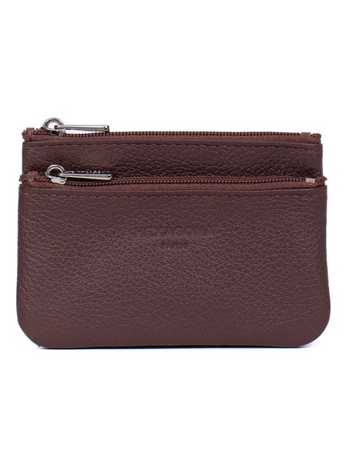 Monedero - stop rfid - cuero confort hexagona - Kiabi