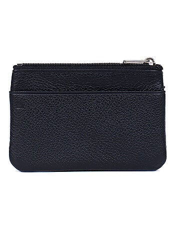 Monedero - stop rfid - cuero confort hexagona